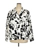 Haven Well Within 100% Cotton Floral Ivory Long Sleeve Blouse Size XXL - photo 1