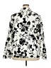 Haven Well Within 100% Cotton Floral Ivory Long Sleeve Blouse Size XXL - photo 2