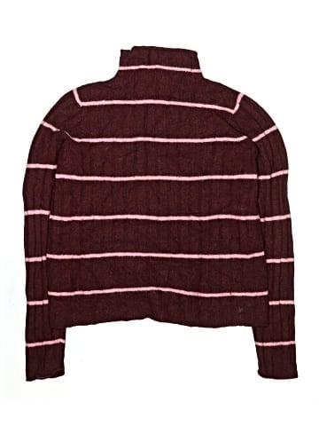 Madewell Striped Evercrest Turtleneck Sweater in Coziest Yarn (view 2)
