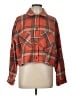 Timing 100% Polyester Plaid Orange Jacket Size L - photo 1