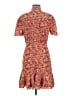 Sandro 100% Polyester Paisley Red Casual Dress Size EU (FR) 38 / US 6 - photo 2