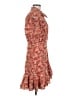 Sandro 100% Polyester Paisley Red Casual Dress Size EU (FR) 38 / US 6 - photo 4