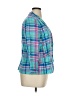 Talbots Plaid Blue Blazer Size 14 - photo 4