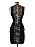 Bebe Floral Black Cocktail Dress Size 2 - photo 2