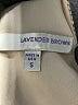 Lavender Brown 100% Rayon Silver Sleeveless Blouse Size S - photo 7
