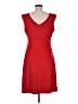 Boston Proper Solid Red Cocktail Dress Size 14 - photo 2