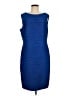 MSK Solid Blue Cocktail Dress Size XL - photo 1