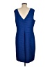 MSK Solid Blue Cocktail Dress Size XL - photo 2