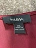 MSK 100% Polyester Solid Burgundy Cocktail Dress Size XL - photo 7