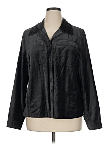 CAbi Long Sleeve Button-Down Shirt (view 1)