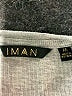 IMAN Gray Short Sleeve Top Size M - photo 7