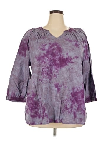 Purejill 3/4 Sleeve Blouse (view 1)