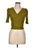 Reformation Jeans Green 3/4 Sleeve Top Size L - photo 1