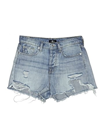 7 For All Mankind Denim Shorts (view 1)