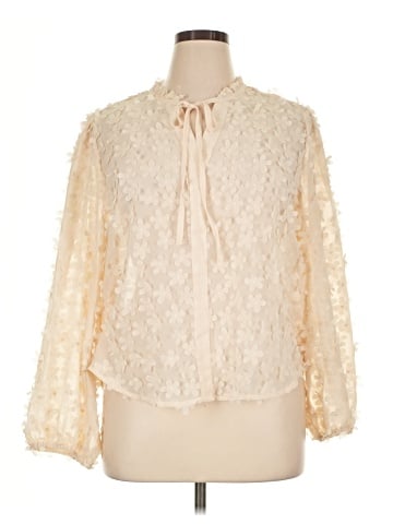 Adrianna Papell 3/4 Sleeve Blouse (view 1)