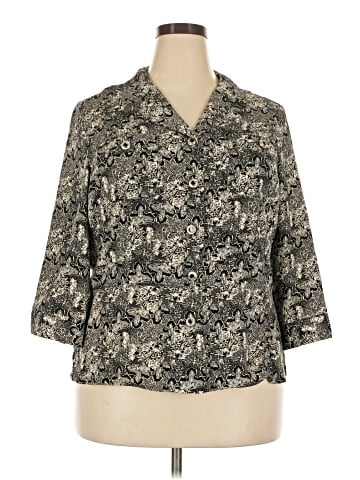 Sag Harbor 3/4 Sleeve Blouse (view 1)
