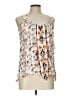Coco + Jaimeson 100% Rayon White Sleeveless Blouse Size L - photo 1