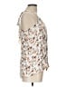 Coco + Jaimeson 100% Rayon White Sleeveless Blouse Size L - photo 4