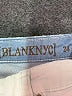 Blank NYC Color Block White Denim Shorts Size 24 waist - photo 3