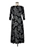 Perceptions Paisley Black Casual Dress Size XL - photo 2