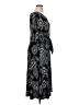 Perceptions Paisley Black Casual Dress Size XL - photo 4