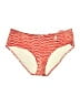 Freya Chevron-herringbone Red Swimsuit Bottoms Size XL - photo 1
