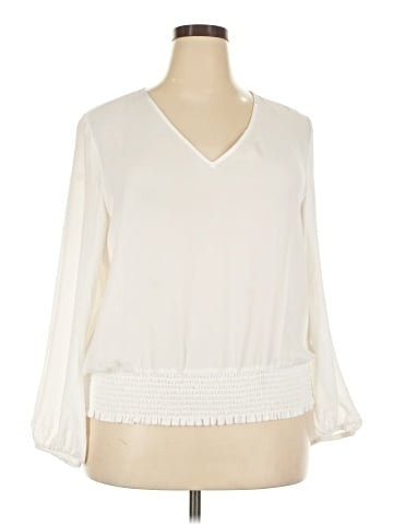 1.State 3/4 Sleeve Blouse (view 1)