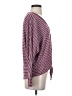 emerald Burgundy Long Sleeve Blouse Size S - photo 4