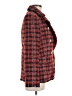 Aqua 100% Polyester Tweed Red Blazer Size M - photo 4