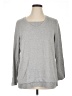 Weekends by Chico's Gray Pullover Sweater Size XL (3) - photo 1