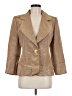 Carlisle Metallic Solid Gold Blazer Size 6 - photo 1
