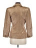 Carlisle Metallic Solid Gold Blazer Size 6 - photo 2