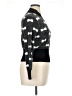 Unique Vintage Polka Dots Bow Print Graphic Black Pullover Sweater Size 1X - photo 4