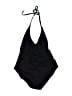 Gap Solid Black One Piece Swimsuit Size XL - photo 2