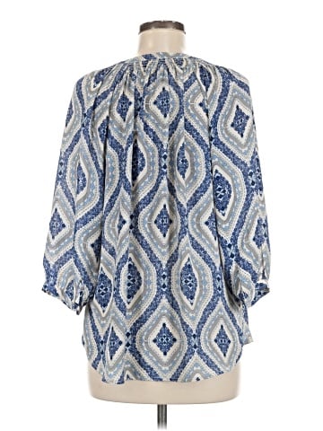 Q&A 3/4 Sleeve Blouse (view 2)