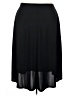 Nine Britton 100% Polyester Solid Black Casual Skirt Size 3X - photo 1