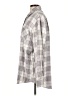 La Miel Plaid Gray Long Sleeve Button-Down Shirt Size L - photo 5