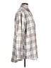 La Miel Plaid Gray Long Sleeve Button-Down Shirt Size L - photo 4