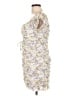 Mable 100% Polyester Floral Ivory Casual Dress Size L - photo 5