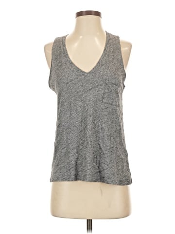 Madewell Whisper Cotton V-Neck Pocket Tank (view 1)