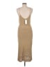 Line & Dot 100% Polyester Tan Cocktail Dress Size M - photo 2