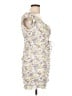 Mable 100% Polyester Floral Ivory Casual Dress Size L - photo 4