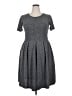 Lularoe Tweed Gray Casual Dress Size 22 - 24 - photo 1