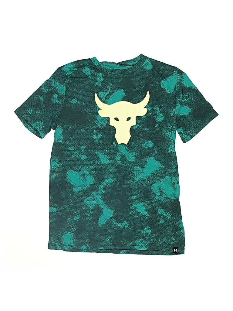 Pre-owned Under Armour Kids' Short Sleeve T-shirt In Blue