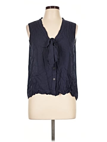 Color Story Sleeveless Button-Down Shirt (view 1)