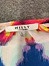 Milly 100% Polyester Blue 3/4 Sleeve Blouse Size L - photo 7