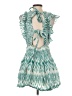 Saylor Tie-dye Teal Cocktail Dress Size S - photo 2