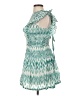 Saylor Tie-dye Teal Cocktail Dress Size S - photo 5