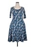 Lularoe Blue Casual Dress Size 22 - 24 - photo 1