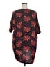 Lularoe Floral Red 3/4 Sleeve T-Shirt Size 22 - 24 - photo 2